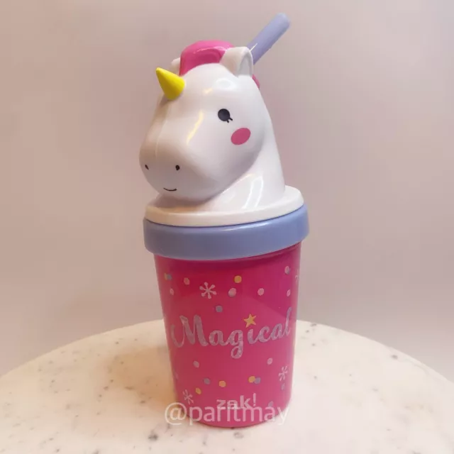 Target Bullseye Christmas 2023 Zak! Unicorn Sippy Cup/ Tumbler 13 Oz 6.5” (NEW)