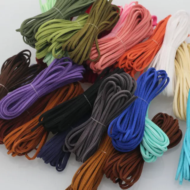 Leather Jewelry Cord for Bracelet String Rope Necklace Jewelry Making Finding 5m