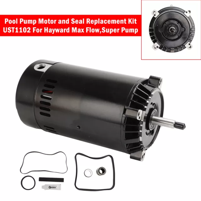 Pool Pump Motor and Seal Replacement Kit EB228 For Hayward Max Flow Super Pump`