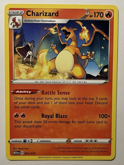 CHARIZARD 2025 MCDONALDS Dragon Discovery Happy Meal Promo Pokémon Card