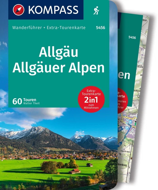 KOMPASS Wanderführer Allgäu, Allgäuer Alpen, 60 Touren Walter Theil