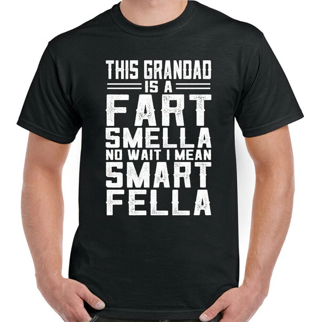 PAPÀ Giorno T-Shirt, This Nonno È Un Fart Smella Divertente da Uomo T-Shirt Papà