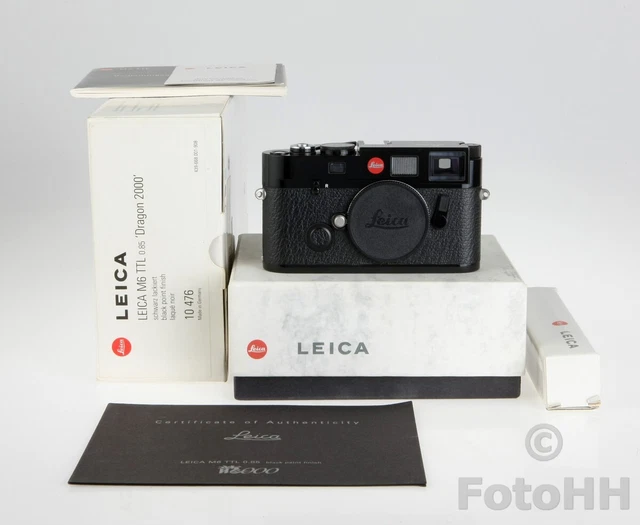 Leica M6 TTL Télémétrique 35mm Noir - Rare, Année 2002, Ouvert Jamais Utilisé