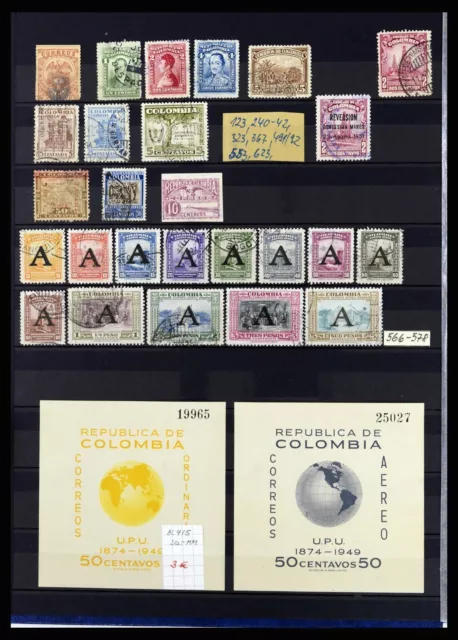 Colombia-Ss Sheets-More-Older-M-U-F-Vf
