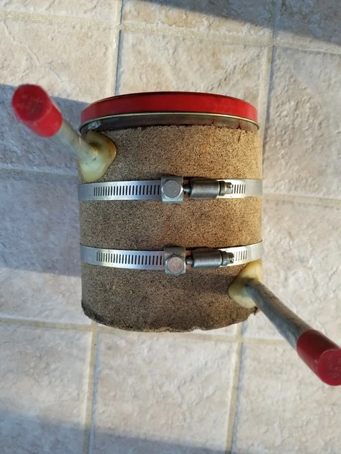NOS vintage Moroso cool can with 1/2 inch fuel line. 5