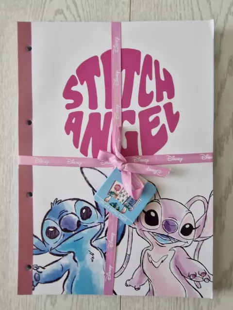 Disney x Primark Exclusive Lilo & Stitch 6 Ring Angel & Stitch Journal  Notebook