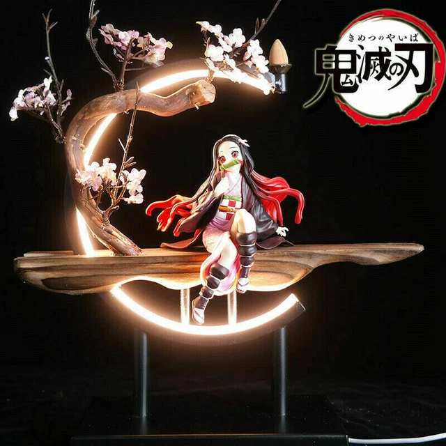 ANIME DEMON SLAYER Kamado Nezuko Statue USB LED Light PVC Figure Model