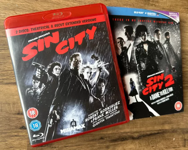 Sin City Limited Edition Red Blu Ray & “Sin City 2 - A Dame To Kill For” Blu Ray