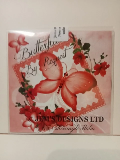 Jem's Designs Butterflies by Request (CD Rom) Totalmente Nuevo Sellado
