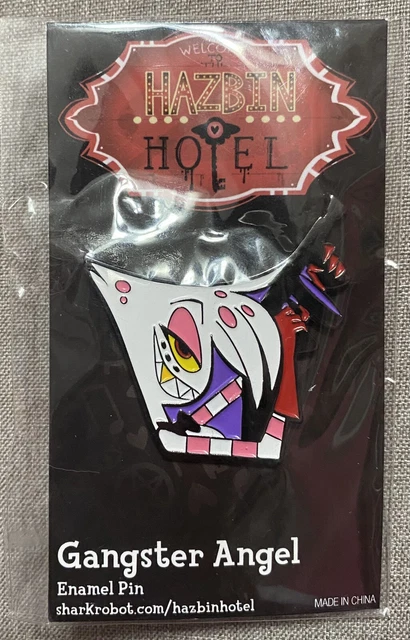 FIGURINE EN ÉMAIL dur Hazbin Hotel Neon Alastor portrait officiel Helluva EUR 78,70 - FR