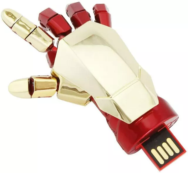 Iron Man Hand USB Stick in Rot/ Gold USB 2.0 Mark IV Tony Stark