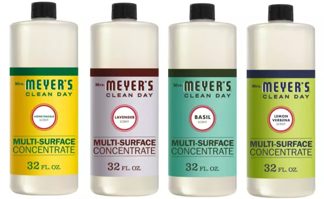 Mrs. Meyer's Clean Day Multi-Surface Concentrate Cleaner, Assorted 32 & 64 oz ✅