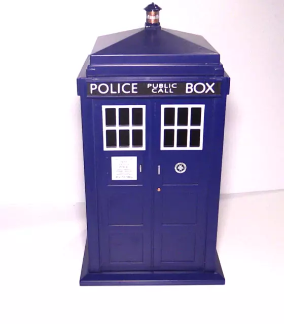 Doctor Who Tardis Cookie Jar  Lights and Sounds 2004 - New Batteries included.