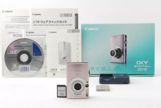 [NEAR MINT in Box] Canon IXY Digital 20 IS PowerShot SD1100 IS ELPH Pink JAPAN