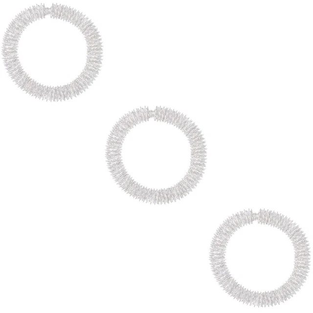3 PCS Metal Wrist Massager Bracelets Acupressure Activate Acupoints