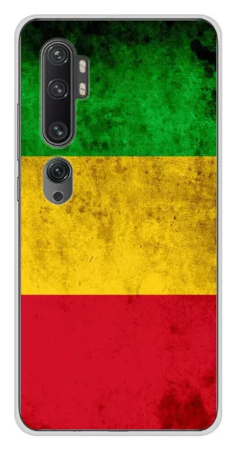 Printed silicone case compatible with Xiaomi Mi Note 10 Mali flag