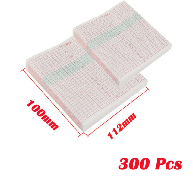 New 300Pcs for CONTEC Fetal Dopper CMS800G/800F 112mm*100mm Thermal Print Papers