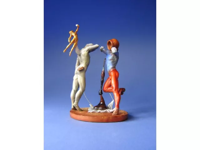 Salvador Dali Poesie Amerikas - Die kosmischen Athleten* Skulptur Figur - 20245B