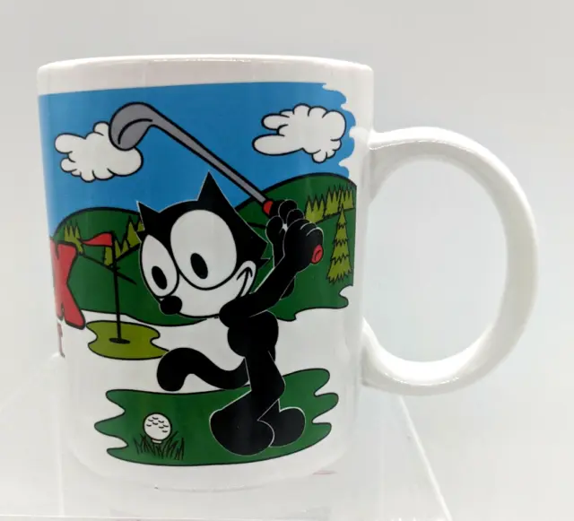 New Felix The Cat Golfer Ceramic 11 oz Coffee Tea Mug