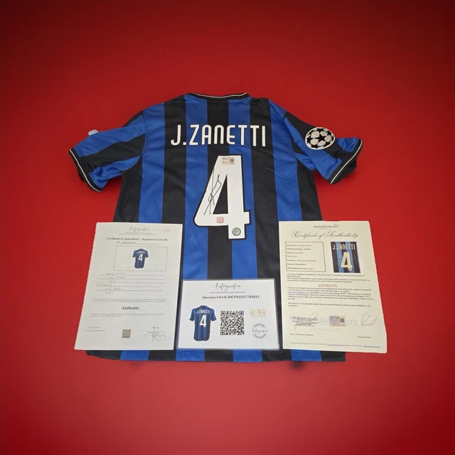 Javier Zanetti Maglia Zanetti Triplete MAGLIA INTER ZANETTI