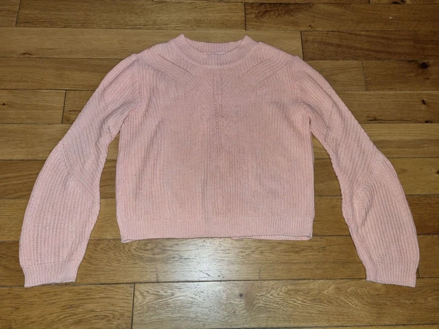 *River Island* Gorgeous Girls Coral Pink Soft Knitted Zip Back Jumper Top
