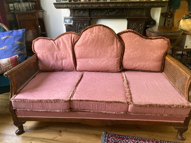 Bergère suite - settee and two armchairs