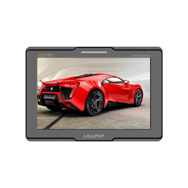 Lilliput 7 " Q7-12G FHD 2000nit Moniteur 3D-LUT 12G-SDI / HDMI 2.0 Forme de