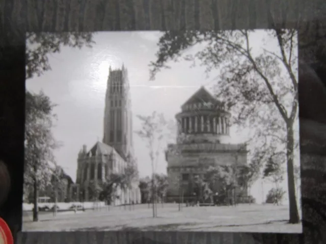 Vintage Magic Lantern Glass Slide Riverside Church Grant Tombs New York City