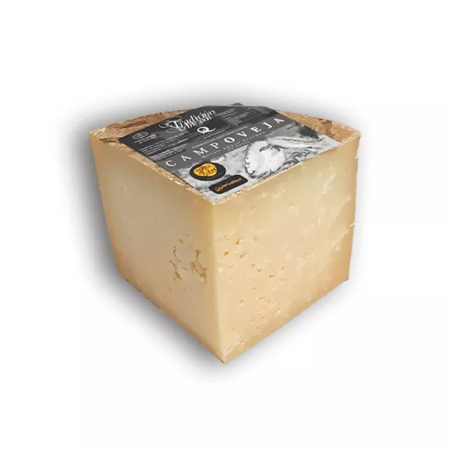 Queso Añejo Campoveja - Cuarto: 1/4 queso, peso aprox. 650 gramos