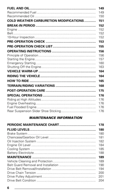 Ski-Doo 2004 LEGEND GT, Fan, SE, 380 550 600 700 800 Paperback Owners Manual 3