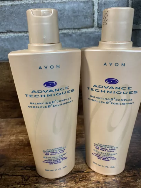 2 Avon Advance Techniques Conditioner  11 oz. New/Retired 2000. Sealed