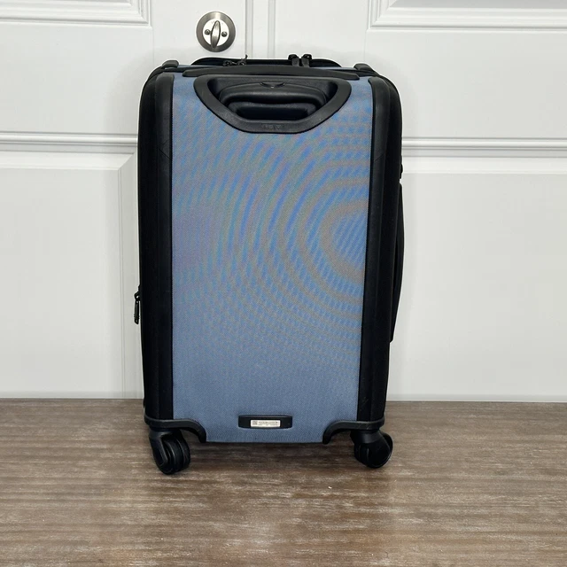 Tumi Alpha 3 International Dual Access 4 Wheel Carry-On Storm Blue *RARE COLOR* 2