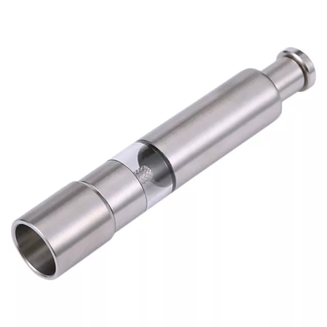 Manual Stainless Steel Pepper Grinder with Thumb Push Button