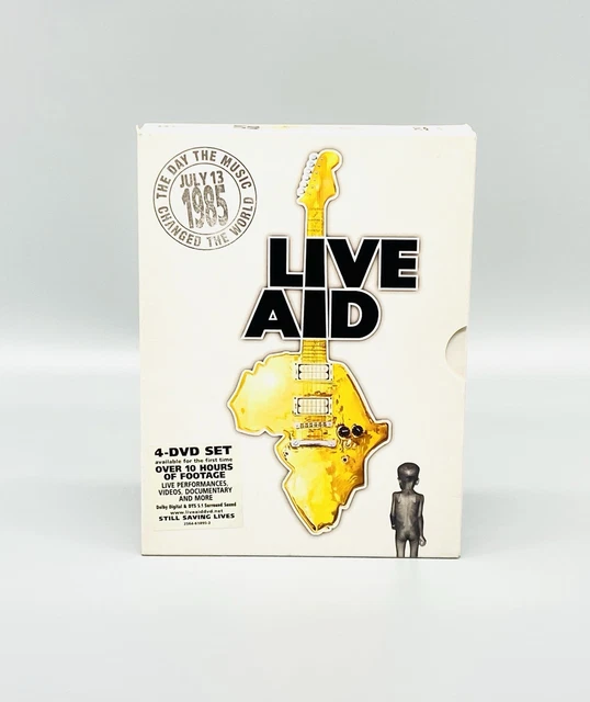 LIVE AID 4-DVD Box Set July 13th 1985 Sealed $86.01