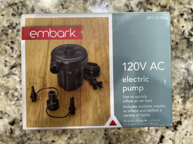 Embark Sidewinder Air Pump #62055 Air Mattress Pump