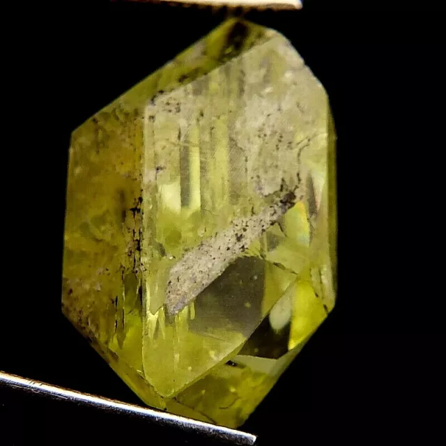 Shola Vrai 8,59 Carats Naturelle Jaune Vert MM Brazilianite / Brésilien