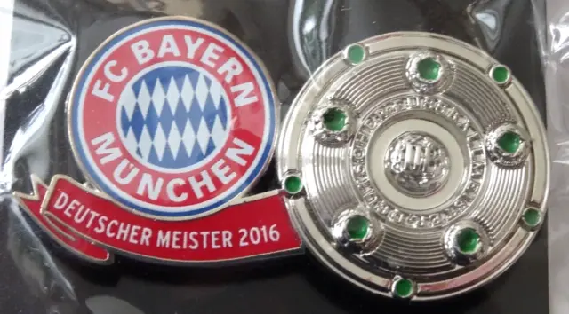 Pin Fc Bayern München Deutscher Meister 2016