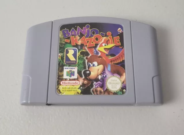 Nintendo 64 Banjo-kazooie Cartridge With Free Fast Shipping 