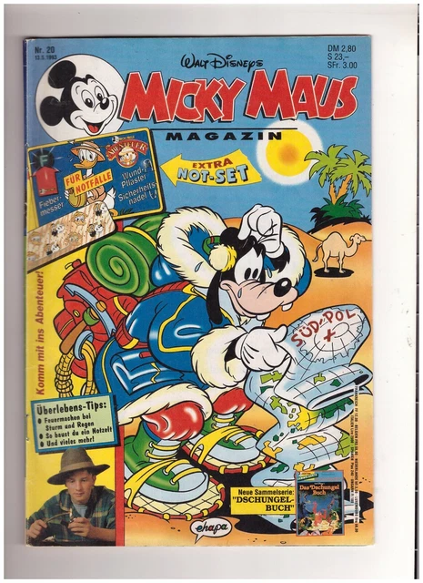 Micky Maus Heft Nr. 20/1993 vom 13. Mai 1993 ohne Sammelkarten + ohne Extra