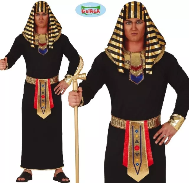 Mens Egyptian Pharaoh Fancy Dress Costume Men's Egypt King Outfit fg