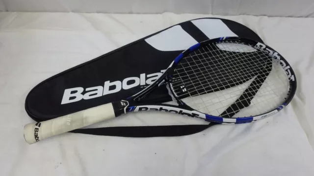 Babolat Pure Drive Tennisschläger, 4 3/8 Griff 275ml 110, Blau Schwarz mit Etui