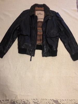 HOLLISTER PALM CANYON Leather Jacket 