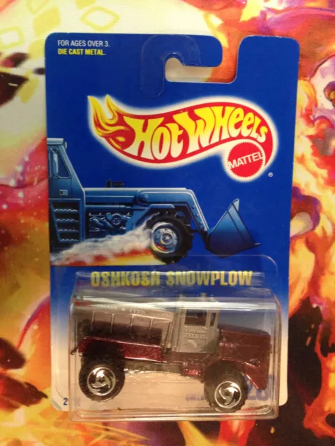 Hot Wheels "Oshkosh Snowplow" Sealed #201   X1