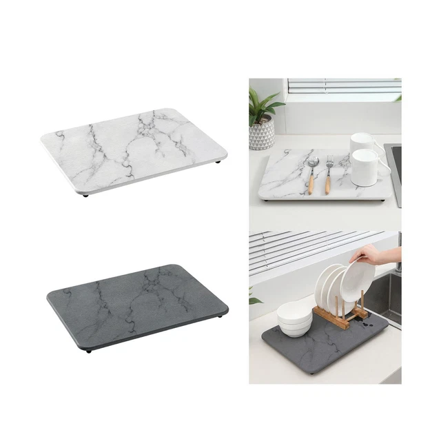Tapis De Vaisselle Bellemain XXL 61x43cm Microfibre Super Absorbant - Vert, Séchage Rapide