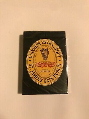 Rare Sealed Guinness Extra Stout St. James's Gate Poster Deck Playing Cards
