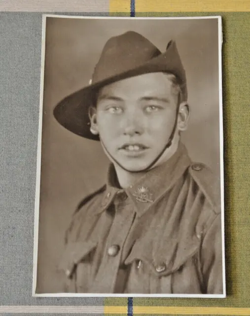 Ww2 Real Photo Vx138292 Ivan Grealy Taken 1943 Age 19 Years #3