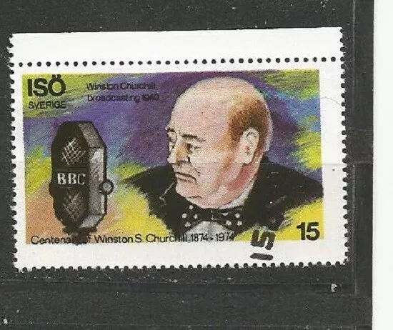 Schweden Sir Winston Churchill  Stamps Briefmarken Sellos Timbres