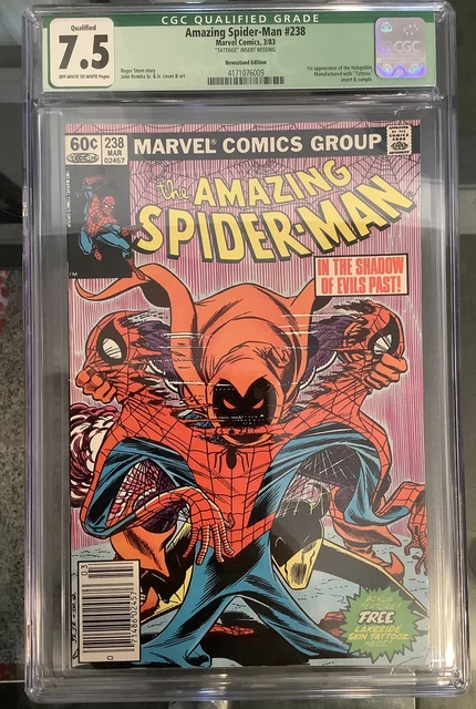 Amazing Spider-Man #238 CGC VF- 7.5 WHITE Newsstand 1st Appearance Hobgoblin!!
