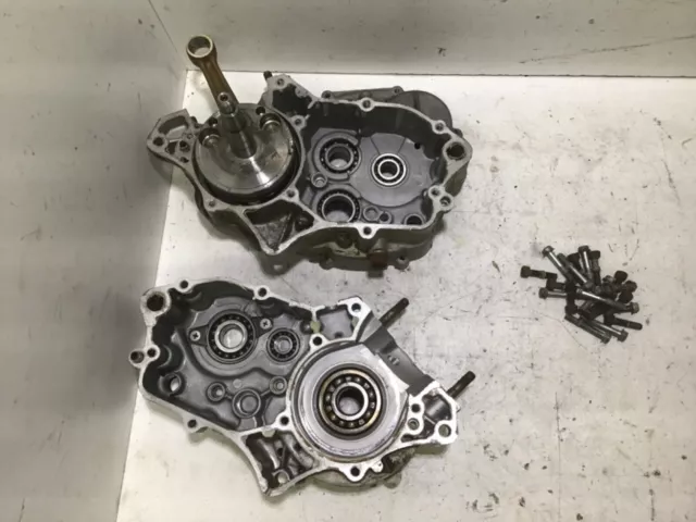 1998 98 Kawasaki Kx100  Kx 100 Oem Left Right Engine Motor Crankcase Crank Cases