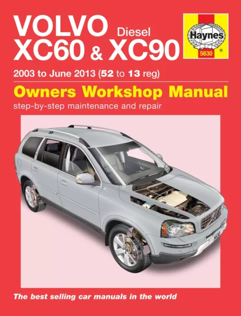 XC60 XC90 Die 03-13 Revue technique Haynes VOLVO Anglais Etat - NEUVE PORT Redu